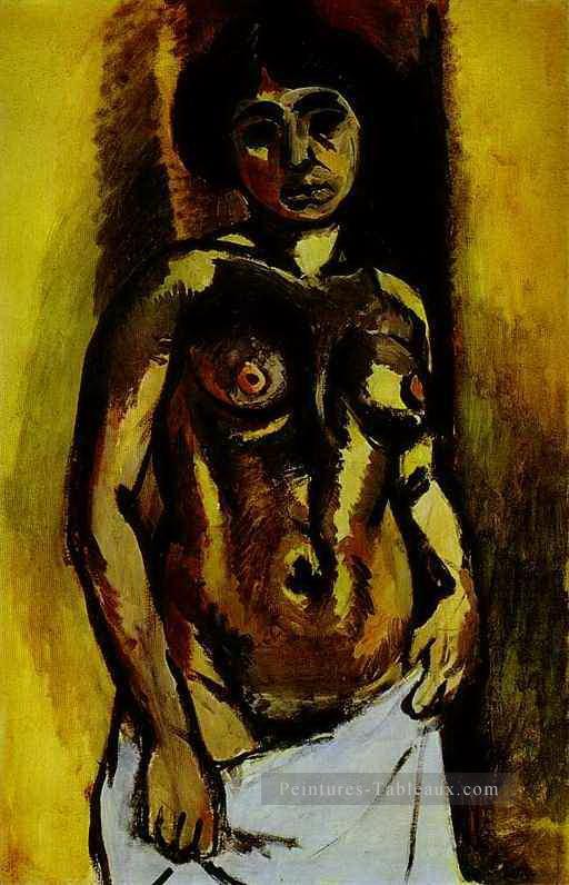 Nude Noir et Or abstrait fauvisme Henri Matisse Peintures à l'huile